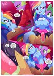  anthro bbmbbf big_breasts breasts equestria_untamed friendship_is_magic my_little_pony palcomix penis pussy rainbow_dash_(mlp) spike_the_dragon 