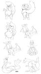  aerodactyl belly big_belly charizard longlevy lucario nintendo oral_vore oviposition pok&eacute;mon pussy serperior skuntank snivy unbirthing video_games vore 