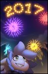  aidenmonster ambiguous_species celebration fireworks shimmering_eyes 