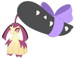  alpha_channel alternate_color amazonianashe ambiguous_gender bow_ribbon hi_res mawile muzzle_(object) muzzled nintendo pink_eyes pok&eacute;mon semi-anthro sharp_teeth simple_background solo tail_mouth teeth transparent_background video_games 