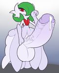  cum hyper hyper_penis looking_at_viewer male mega_evolution mega_gardevoir nintendo penis pok&eacute;mon retracted_foreskin solo source_request uncut video_games yowesephth 