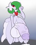  cum flaccid hyper hyper_penis looking_at_viewer male mega_evolution mega_gardevoir nintendo penis pok&eacute;mon retracted_foreskin solo source_request uncut video_games yowesephth 