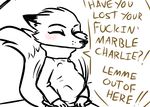  2017 anthro blush canine charlie_(weaver) clothed clothing dialogue disney duo english_text ermine female fox inkyfrog male mammal marty_(weaver) mustelid pack_street restricted_palette simple_background size_difference text white_background zootopia 