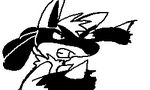  2012 anime fight low_res lucario monochrome nch nintendo pok&eacute;mon simple_background sneasel tagme video_games white_background 