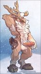  absurd_res anthro antlers armpit_hair armpits ball_tuft balls biceps big_muscles body_hair brown_fur cervine chest_hair chest_tuft cum detailed_background digital_media_(artwork) digitigrade erection fur grey_fur hairy hi_res hooves horn humanoid_penis kougatalbain looking_at_viewer male mammal manly motion_blur multicolored_fur muscular muscular_male no_swift nude orgasm outside penis pink_penis reindeer snow solo tan_fur tuft uncut vein veiny_penis white_fur 