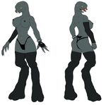  alien breasts female halo halo_(series) legwear methados sangheili stockings tattoo thong tramp_stamp video_games 