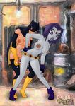  barbara_gordon batgirl batman dc dcau online_superheroes raven teen_titans 