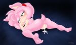  after_sex amy_rose anus blush butt cum cum_in_pussy cum_inside draining drxii female green_eyes hair hairband half-closed_eyes hedgehog mammal nude pink_body pink_hair pussy sega simple_background solo sonic_(series) sonic_team 