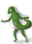  anthro gecko invalid_tag leopard_gecko lizard male penis pose reptile scalie shadow shiny smile solo two_penises 