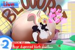  blonde_hair diaper feces female hair hyper hyper_feces hyper_soiling macro messy_diaper scat sir-dancalot soiling 