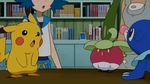  animated animated_gif blue_hair bounsweet green_hair mao_(pokemon) pikachu pokemon pokemon_(anime) pokemon_(creature) pokemon_sm pokemon_sm_(anime) popplio suiren_(pokemon) togedemaru 