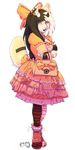  clothing cute dress feline lolita_(fashion) mammal patreon zingiber 