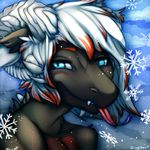  cute dragon icon orel snow snow_flake winter zingiber 