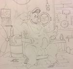  animal_genitalia anthro armchair armpit_hair balls baloo bear celestial chair clothing disney flexing holding_beer humanoid_penis inside looking_at_viewer male mammal monochrome musclegut naughty_face partially_retracted_foreskin pencil_(artwork) penis sheath shirt sitting sleazy smile solo spread_legs spreading talespin tank_top traditional_media_(artwork) uncut uncut_with_sheath vein veiny_penis 