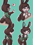  &lt;3 animal_crossing anthro blue_background blush breasts brown_hair buckteeth carmen_(animal_crossing) clothing dress eyelashes faceless_male female from_behind_position fur hair human interspecies lagomorph licking male mammal nintendo nipples off_shoulder penetration penis pussy rabbit saliva sex shinsuke simple_background teeth titfuck tongue tongue_out vaginal vaginal_penetration video_games white_fur 