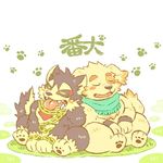  canine cusith dog garmr male mammal tokyo_afterschool_summoners wolf 