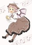  :d animal_ears beamed_eighth_notes bird_ears bird_wings blush_stickers chii-kun_(seedyoulater) collared_shirt dress eighth_note fingernails frilled_dress frilled_sleeves frills full_body green_nails half_note hands_clasped hat juliet_sleeves long_fingernails long_sleeves looking_to_the_side mary_janes music musical_note mystia_lorelei nail_polish neck_ribbon open_mouth own_hands_together pantyhose pink_background pink_eyes pink_hair puffy_sleeves quarter_note ribbon sharp_fingernails shirt shoes short_hair simple_background singing smile solo staff_(music) teeth touhou wings 