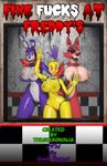  2017 3d_(artwork) animatronic anthro areola avian big_breasts bird bonnie_(fnaf) bow_tie breasts canine chica_(fnaf) chicken comic digital_media_(artwork) eye_patch eyewear female five_nights_at_freddy&#039;s fox foxy_(fnaf) gentle_puppet group hi_res huge_breasts lagomorph machine mammal nipples on_glass purple_eyes pussy rabbit robot source_filmmaker thegeckoninja video_games 