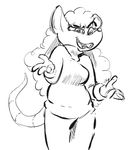  akunim anthro breasts buckteeth clothed clothing critter_coven dremworks_face female florence_greentail hair long_hair mammal monochrome rat rodent solo teeth turtleneck 