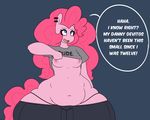  anthro areola breasts earth_pony english_text equine erect_nipples fan_character female flashing friendship_is_magic horse hugtastic_pinkie_pie mammal my_little_pony nipples pinkie_pie_(mlp) pony somescrub text 