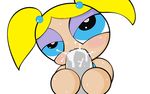  &lt;3 blonde_hair blue_eyes blush bubble cartoon_network cum cum_in_mouth cum_inside fellatio female hair human lil_scooter56 looking_at_veiwer mammal not_furry oral oral_penetration penetration penis powerpuff_girls sex simple_background sweat young 