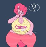  ? anthro big_breasts breasts cleavage clothed clothing earth_pony equine fan_character female friendship_is_magic horse huge_breasts hugtastic_pinkie_pie mammal my_little_pony pinkie_pie_(mlp) pony somescrub wide_hips 