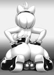 2017 amy_rose anthro big_breasts big_butt breasts butt dildo female hedgehog mammal masturbation mostly_nude penetration sex_toy solo sonic_(series) speeds vaginal vaginal_penetration 