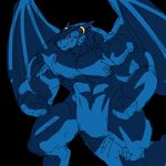  abs biceps blue_dragon blue_skin dragon flexing horn huge_muscles invalid_tag kuroma male mostly_nude muscular pecs pose quads red_eyes reptile scalie sharp_teeth solo spikes teeth triceps wide_hips wings 