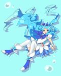  bad_id bad_pixiv_id blue blue_eyes blue_hair blue_skirt boots cure_marine hair_ribbon heartcatch_precure! highres ichihashi kurumi_erika long_hair magical_girl precure ribbon skirt solo 