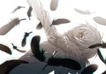  accelerator bad_id bad_pixiv_id black_wings feathers fur hiropoo jacket male_focus red_eyes solo to_aru_kagaku_no_railgun to_aru_majutsu_no_index white_hair wings 