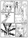  blood bound braid comic english gagged gameplay_mechanics greyscale hong_meiling izayoi_sakuya maullarmaullar monochrome multiple_girls non-web_source tears tied_up touhou twin_braids 