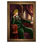  axis_powers_hetalia blonde_hair cape formal hand_on_own_face parody suit third-party_edit throne umineko_no_naku_koro_ni united_kingdom_(hetalia) 