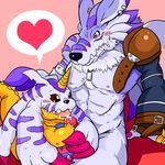  digimon gabumon tagme weregarurumon 