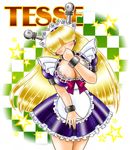  antenna antennae artist_request blush breasts cleavage maid sunsoft tesse_ronbllozo waku_waku_7 