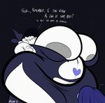  belly big_belly big_breasts boss_monster breasts caprine claws clothing female fur goat hornymustardsauce huge_breasts mammal mature_female monster protagonist_(undertale) slightly_chubby thick_thighs toriel torn_clothing undertale video_games white_fur wide_hips 