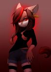  anthro clothed clothing coff feline female fur hair looking_at_viewer mammal solo wide_hips 