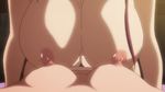  2girls animated animated_gif breast_press breasts erect_nipples grisaia_(series) grisaia_no_rakuen kazami_kazuki large_breasts multiple_girls nipples nude suou_amane sweat symmetrical_docking yuri 