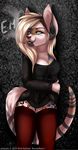  anthro blue_eyes breasts bunnybuns clothed clothing emilee feline female gradiewoof hair mammal solo sphynx 