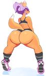  big_breasts big_butt breasts butt canine clothing female huge_butt imago_ic mammal solo thick_thighs wide_hips 