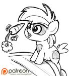  carrot cub food friendship_is_magic magic my_little_pony navel patreon pipsqueak_(mlp) saliva salivating sketch smudge_proof solo tongue vegetable young 