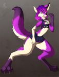  anthro canine clothing female fluffy fox fur green_eyes invalid_color invalid_tag mammal paws sepisnake skirt top werefox 