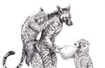  anal anthro balls cheetah cum feline hyena kenket leopard male male/male mammal oral penis sex striped_hyena 
