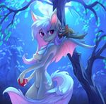  2017 anthro anthrofied apple areola bat bat_pony bat_wings breasts cutie_mark duo eyes_closed female flutterbat_(mlp) fluttershy_(mlp) flying_fox food friendship_is_magic fruit full_moon hair holding_food holding_object long_hair mammal membranous_wings moon my_little_pony nipples nude outside pussy smile tomatocoup tree wings 