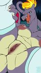  2017 anthro areola big_breasts breasts charizard claws clitoral_hood clitoris clothing dragon erect_nipples fangs female fire hi_res legwear licking licking_lips looking_at_viewer nintendo nipples open_mouth pok&eacute;mon pussy shiny_pok&eacute;mon solo spread_legs spread_pussy spreading stockings teeth thigh_highs tongue tongue_out tyelle_niko urethra video_games 
