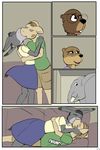  anthro beaver donkey elephant equine female horse kissing making_out male mammal mustelid otter rodent study_partners te young 