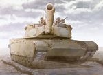  caterpillar_tracks cloud commentary_request day earasensha ground_vehicle m1_abrams military military_vehicle motor_vehicle multiple_boys original real_life sky tank tank_turret 