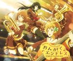  disc_cover gekijouban_hibike!_euphonium hibike!_euphonium ikeda_shouko katou_hazuki_(hibike!_euphonium) kawashima_sapphire kousaka_reina oumae_kumiko seifuku thighhighs 