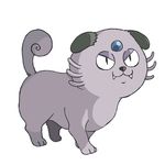  alolan_form alolan_persian bad_id bad_pixiv_id cat cat_paws closed_mouth fangs full_body half-closed_eyes kagami_hiroyuki munchkin no_humans paws persian pokemon pokemon_(creature) simple_background slit_pupils solo whiskers white_background 