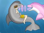  cetacean dolphin hypnosis invalid_tag male mammal marine mind_control rubber vore 