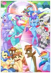  anthro bbmbbf big_breasts breasts button&#039;s_mom button_mash_(mlp) clothing equestria_untamed equine fan_character friendship_is_magic lilac_sky mammal my_little_pony palcomix panties pegasus public_nudity rainbow_dash_(mlp) sonic_rainboom spike_the_dragon spring_step sunshower trixie underwear undressing wings zecora_(mlp) 